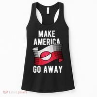 Make America Go Away MAGA Greenland Flag Women's Tank Top thumb 0
