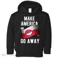 Make America Go Away MAGA Greenland Flag Toddler Hoodie thumb 0
