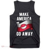 Make America Go Away MAGA Greenland Flag Tank Top thumb 0