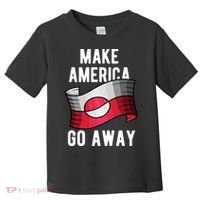 Make America Go Away MAGA Greenland Flag Toddler T-Shirt thumb 0