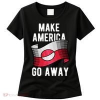 Make America Go Away MAGA Greenland Flag Women's T-Shirt thumb 0