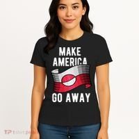 Make America Go Away MAGA Greenland Flag Women's T-Shirt thumb 4