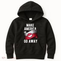 Make America Go Away MAGA Greenland Flag Kids Hoodie thumb 0