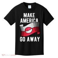 Make America Go Away MAGA Greenland Flag Kids T-Shirt thumb 0