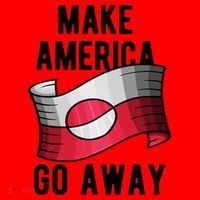 Make America Go Away MAGA Greenland Flag Santa Hat thumb 1