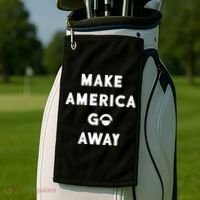 Make America Go Away Golf Towel thumb 2