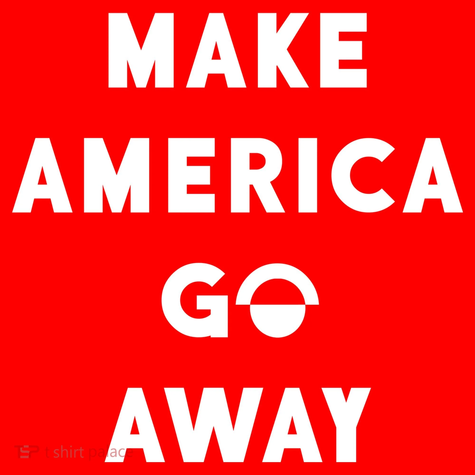 Make America Go Away Doggie Tank