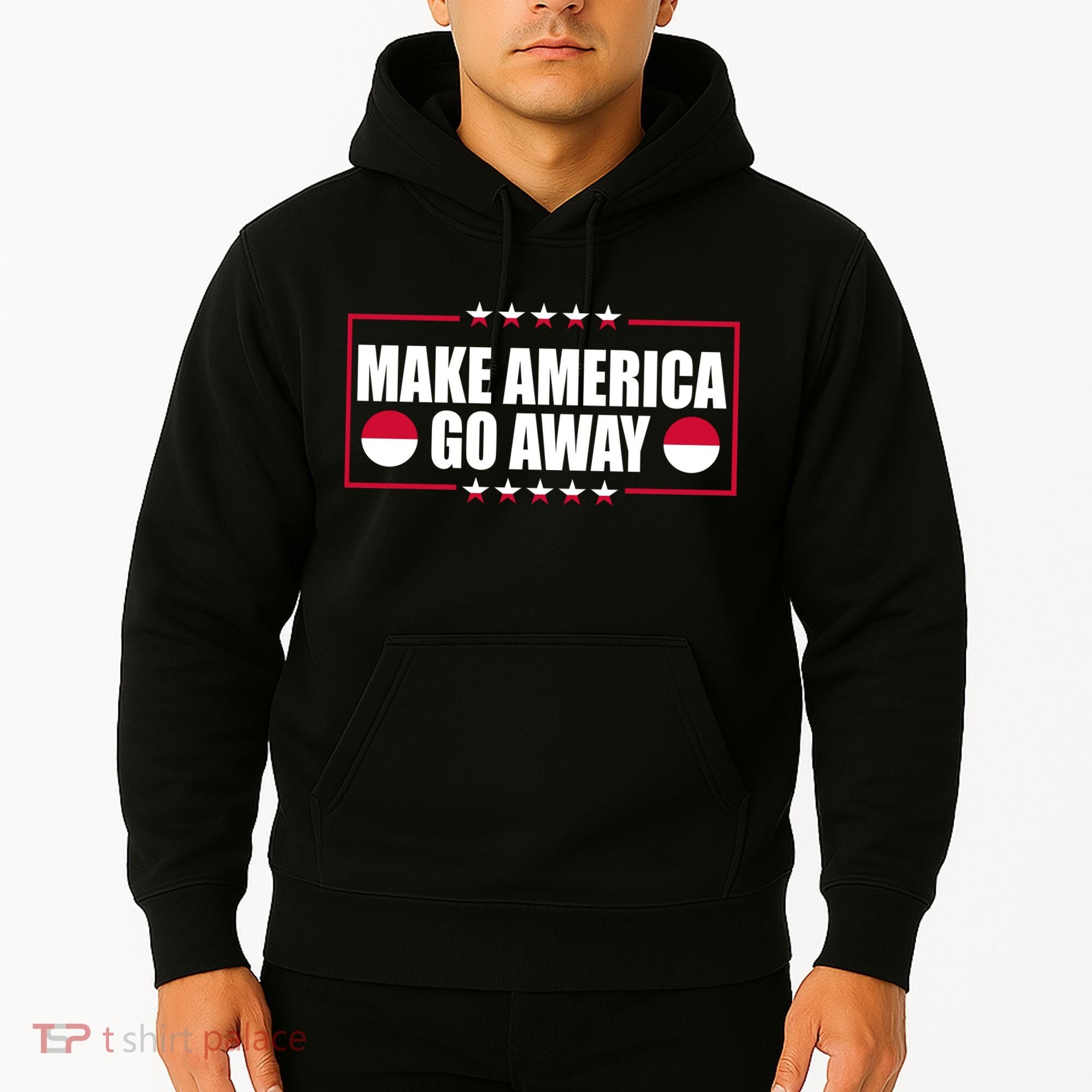 Make America Go Away MAGA Support Greenland Hoodie