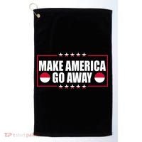 Make America Go Away MAGA Support Greenland Golf Towel thumb 0
