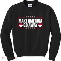 Make America Go Away MAGA Support Greenland Kids Sweatshirt thumb 0