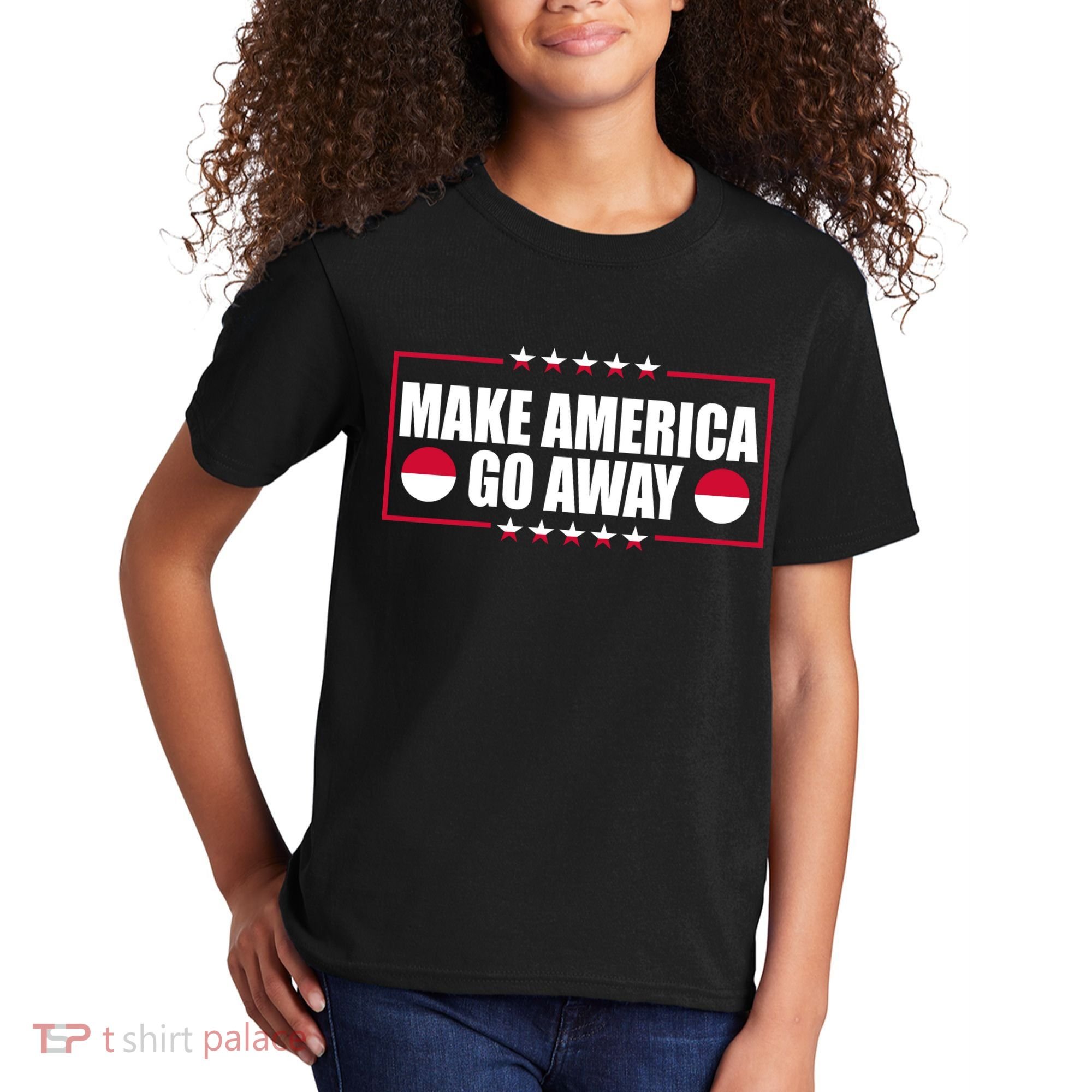 Make America Go Away MAGA Support Greenland Kids T-Shirt