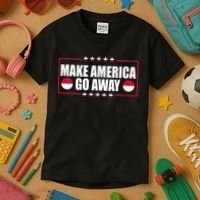 Make America Go Away MAGA Support Greenland Kids T-Shirt thumb 3