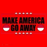 Make America Go Away MAGA Support Greenland Santa Hat thumb 1