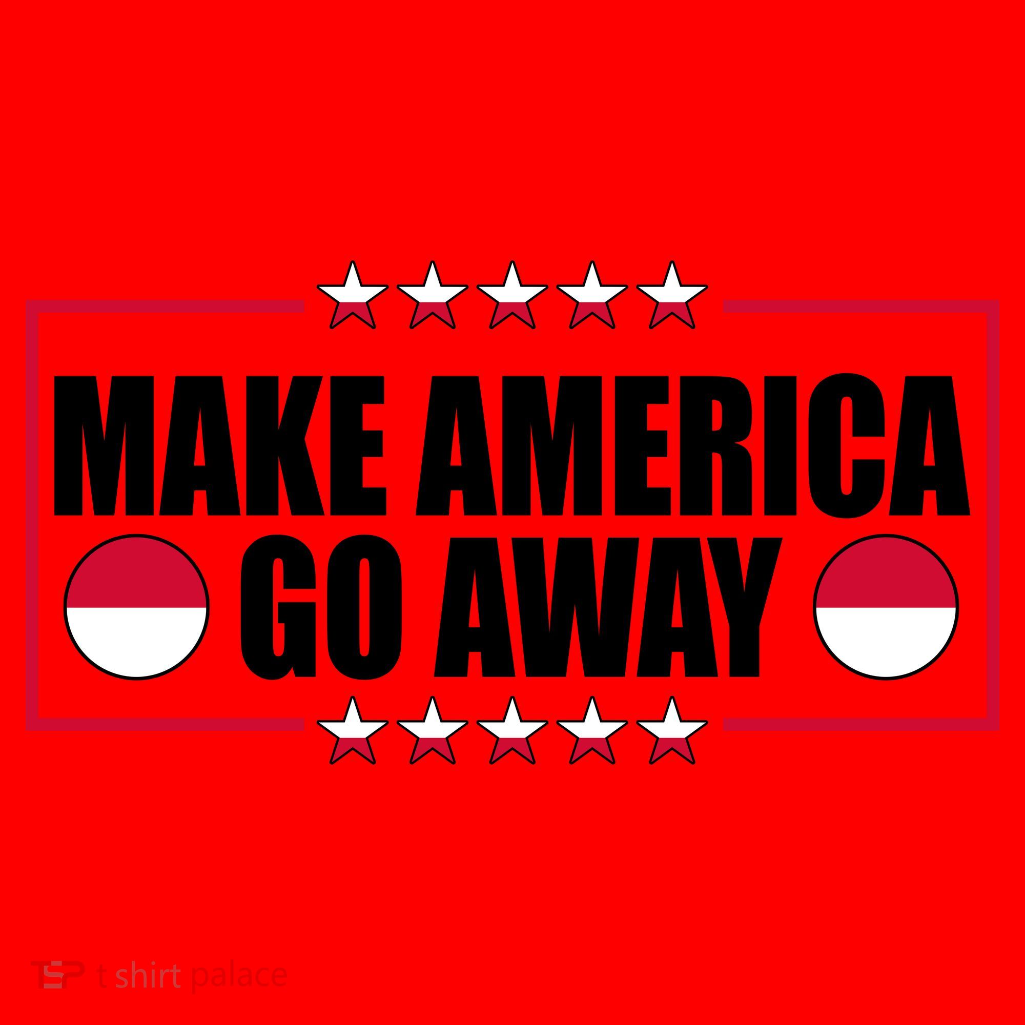 Make America Go Away MAGA Support Greenland Santa Hat