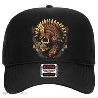 Mictlantecuhtli Aztec God Of Death Skull Hat thumb 0