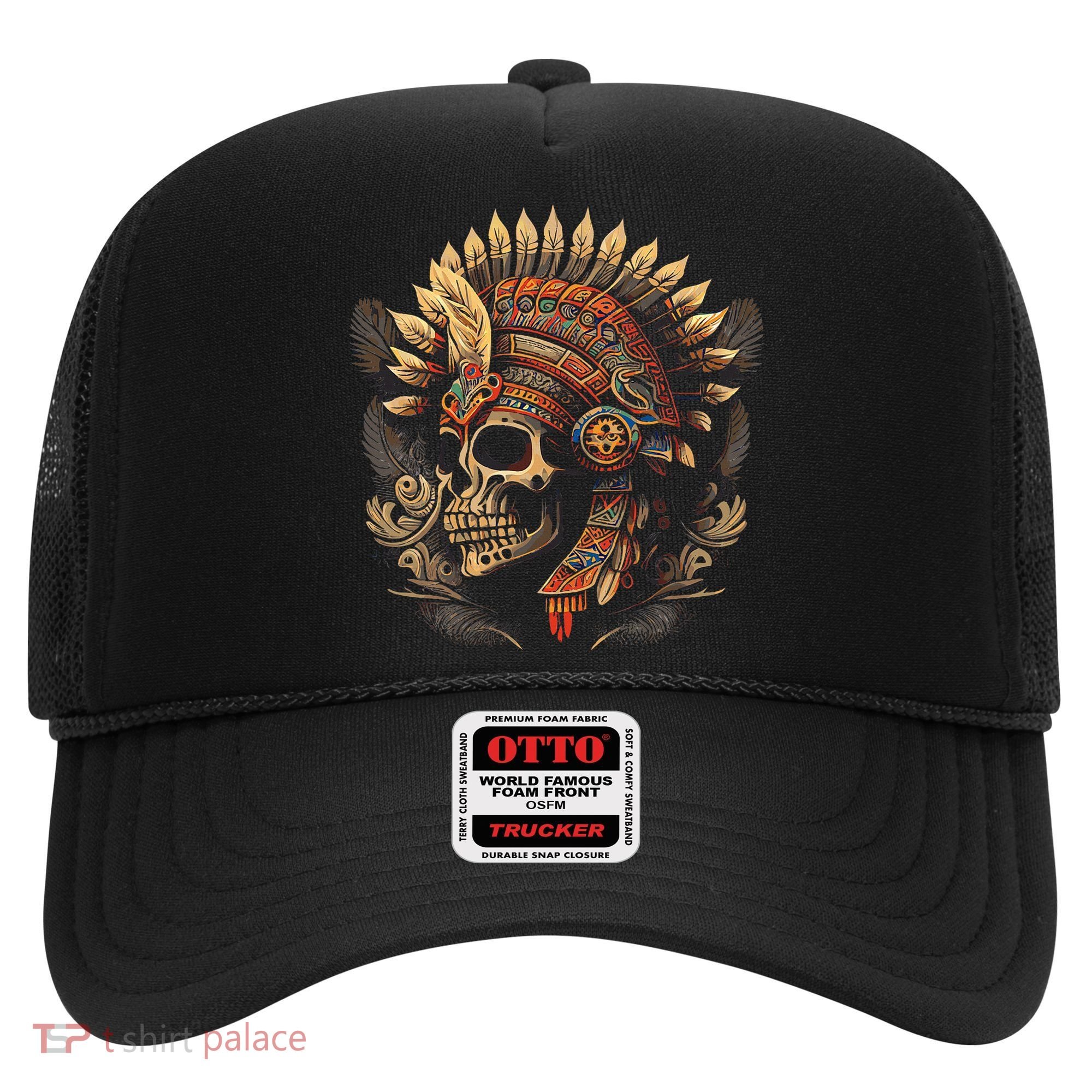 Mictlantecuhtli Aztec God Of Death Skull Hat