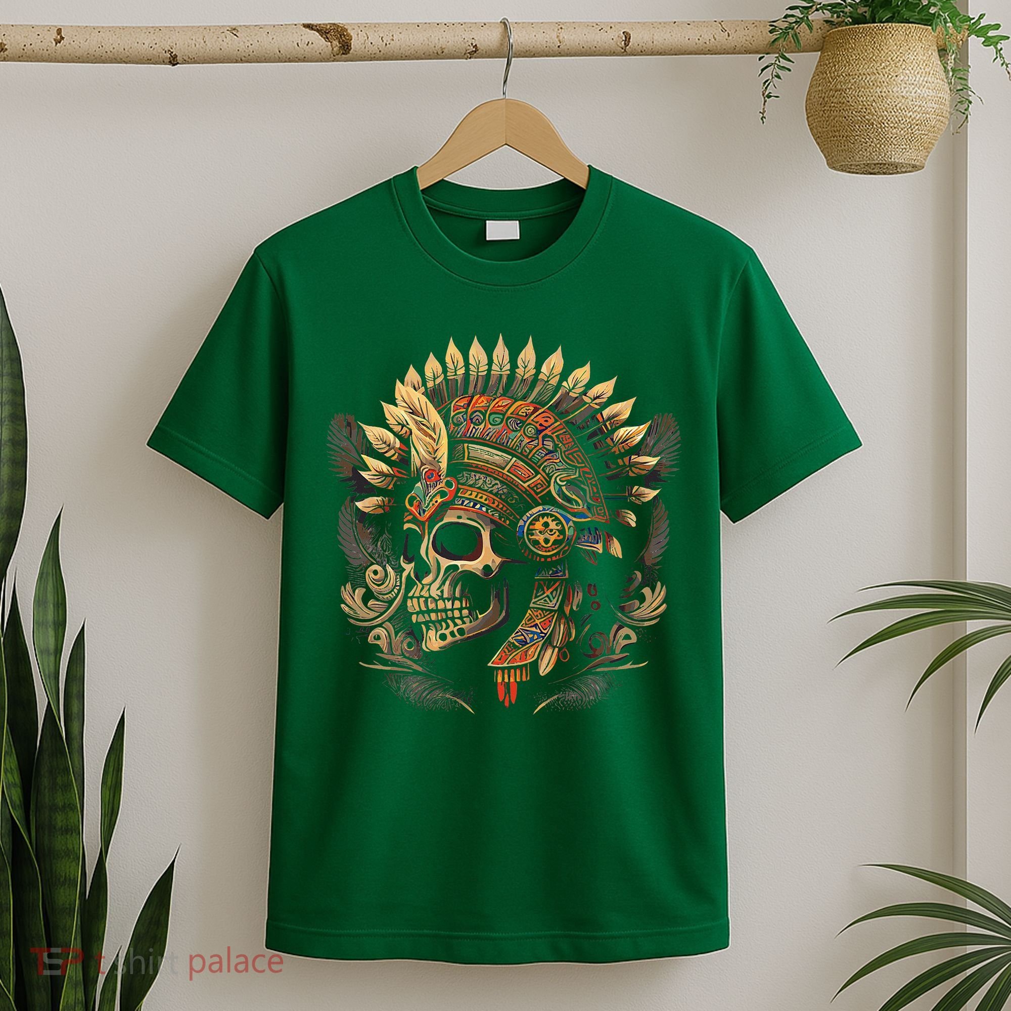 Mictlantecuhtli Aztec God Of Death Skull T-Shirt