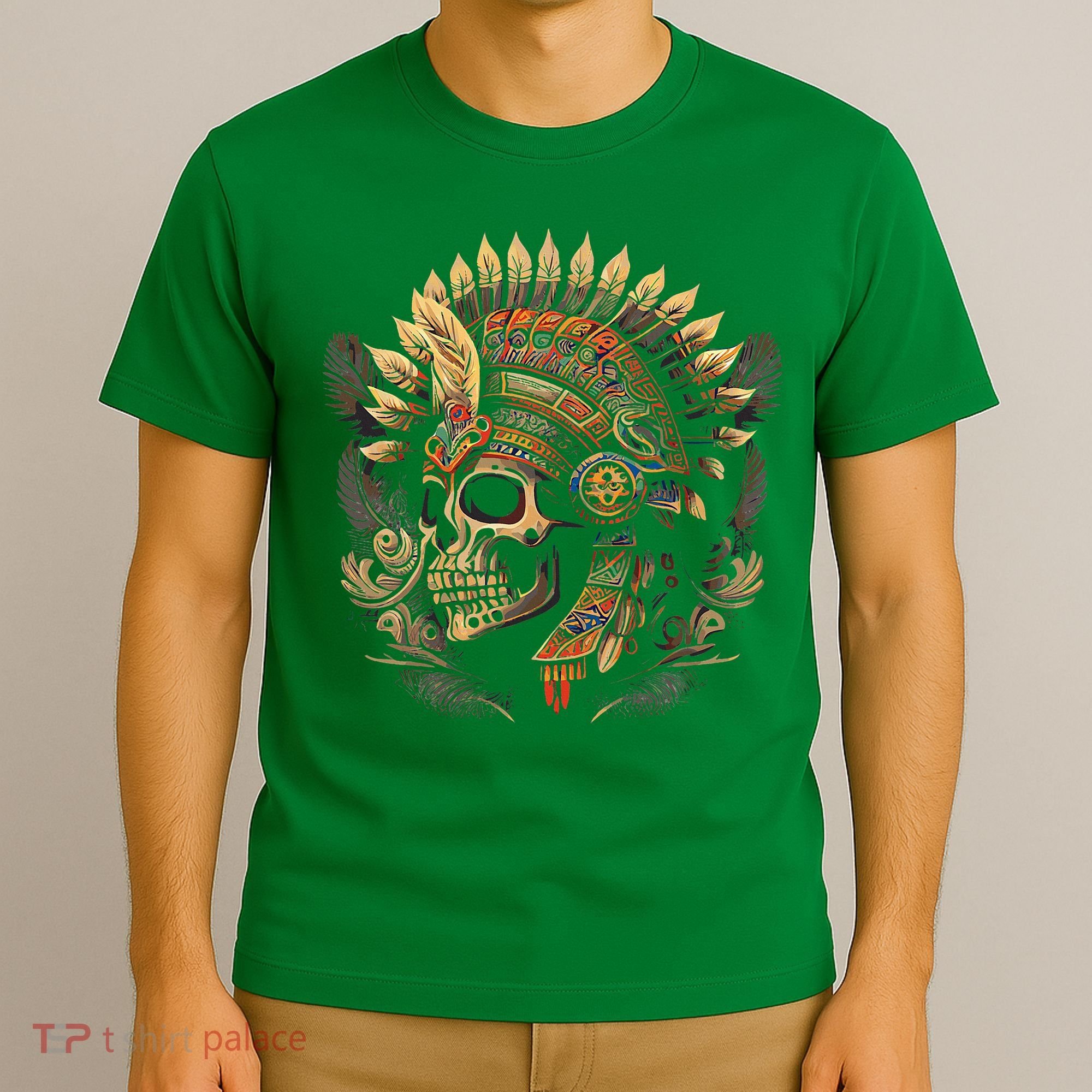Mictlantecuhtli Aztec God Of Death Skull T-Shirt