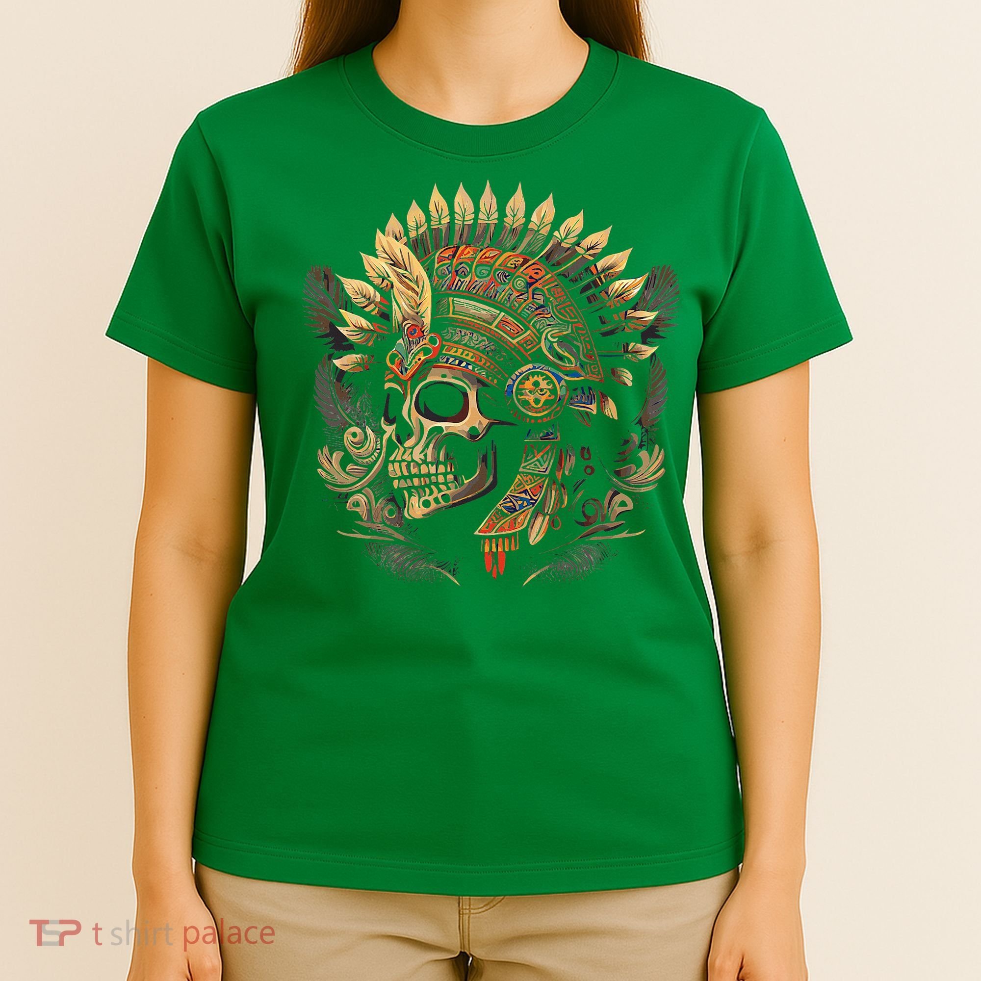Mictlantecuhtli Aztec God Of Death Skull T-Shirt
