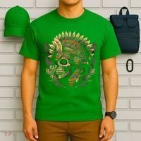 Mictlantecuhtli Aztec God Of Death Skull T-Shirt thumb 6