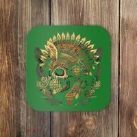 Mictlantecuhtli Aztec God Of Death Skull Coaster thumb 0