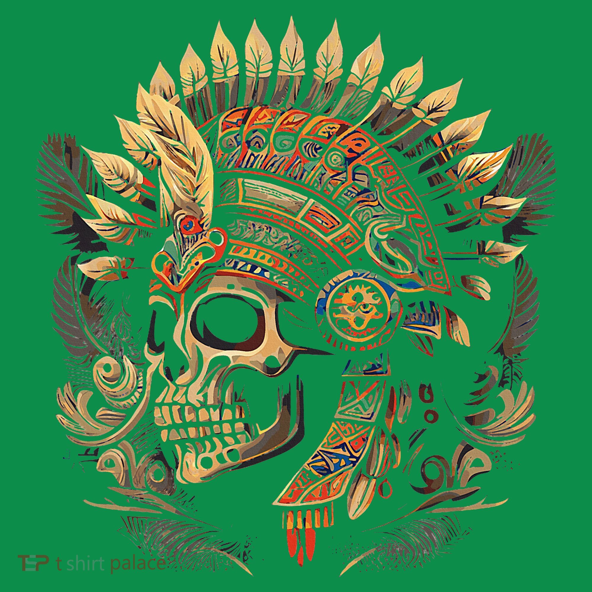 Mictlantecuhtli Aztec God Of Death Skull Coaster