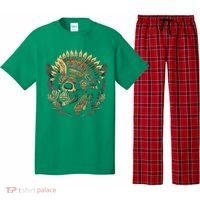 Mictlantecuhtli Aztec God Of Death Skull Pajama Set thumb 0