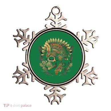 Mictlantecuhtli Aztec God Of Death Skull Ornament