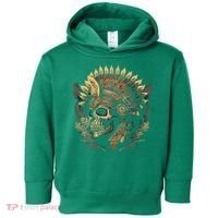 Mictlantecuhtli Aztec God Of Death Skull Toddler Hoodie thumb 0