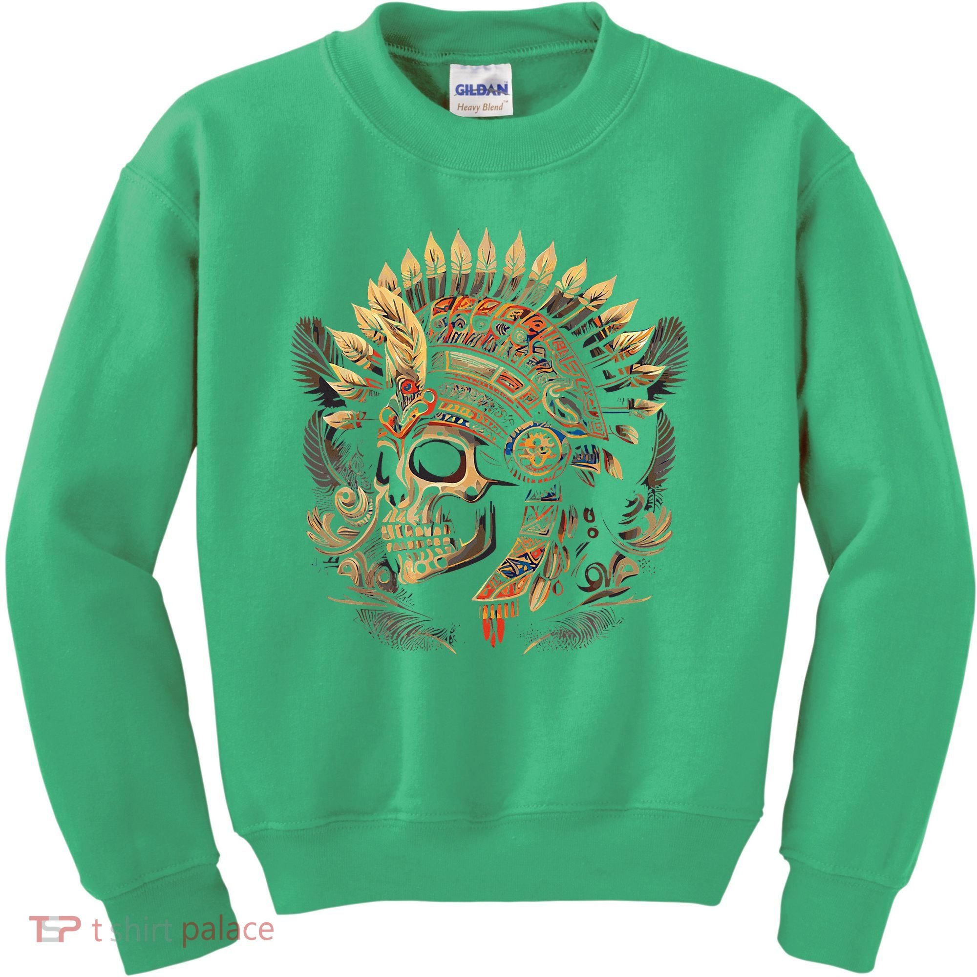 Mictlantecuhtli Aztec God Of Death Skull Kids Sweatshirt