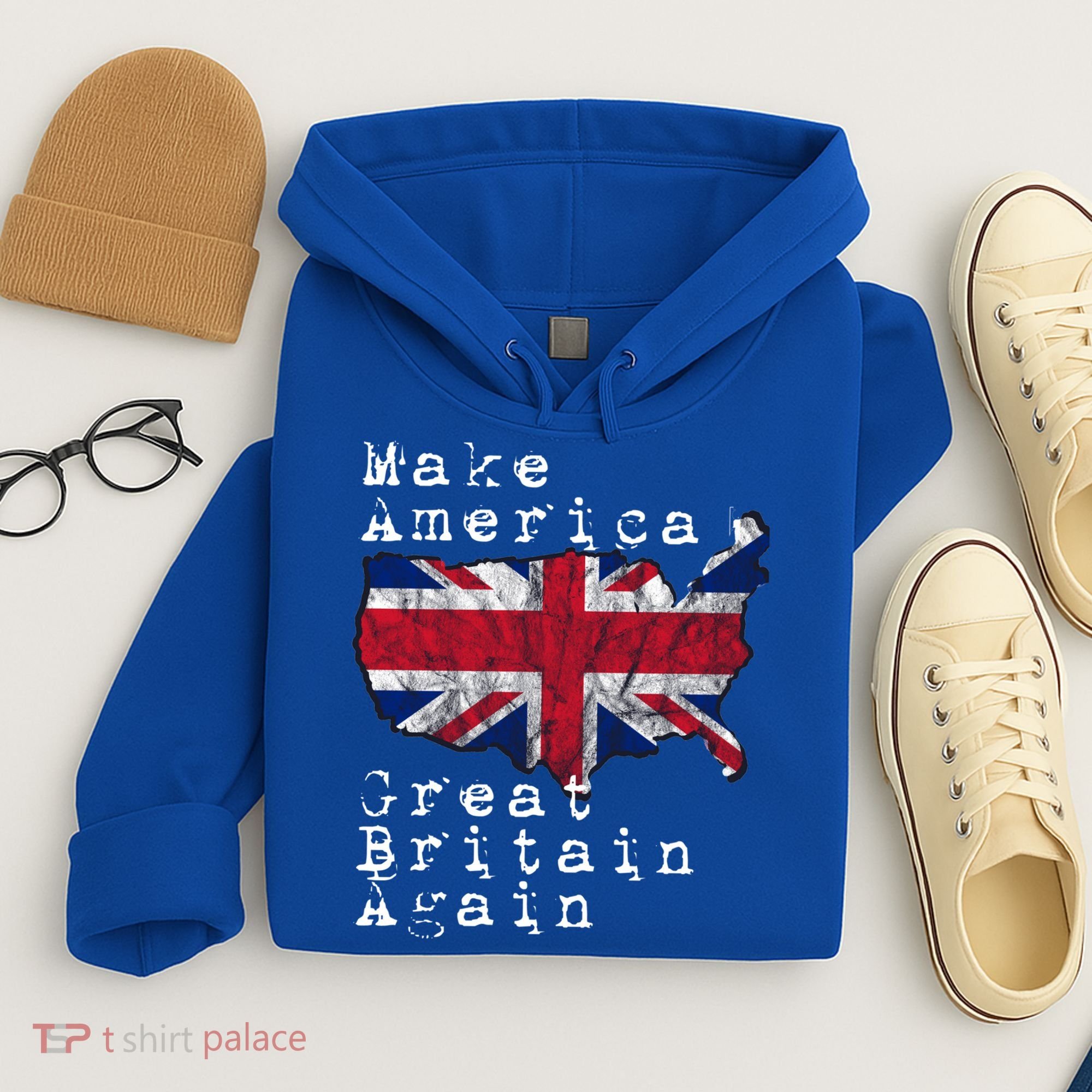 Make America Great Britain Again Funny Gift For Brits Gift Hoodie