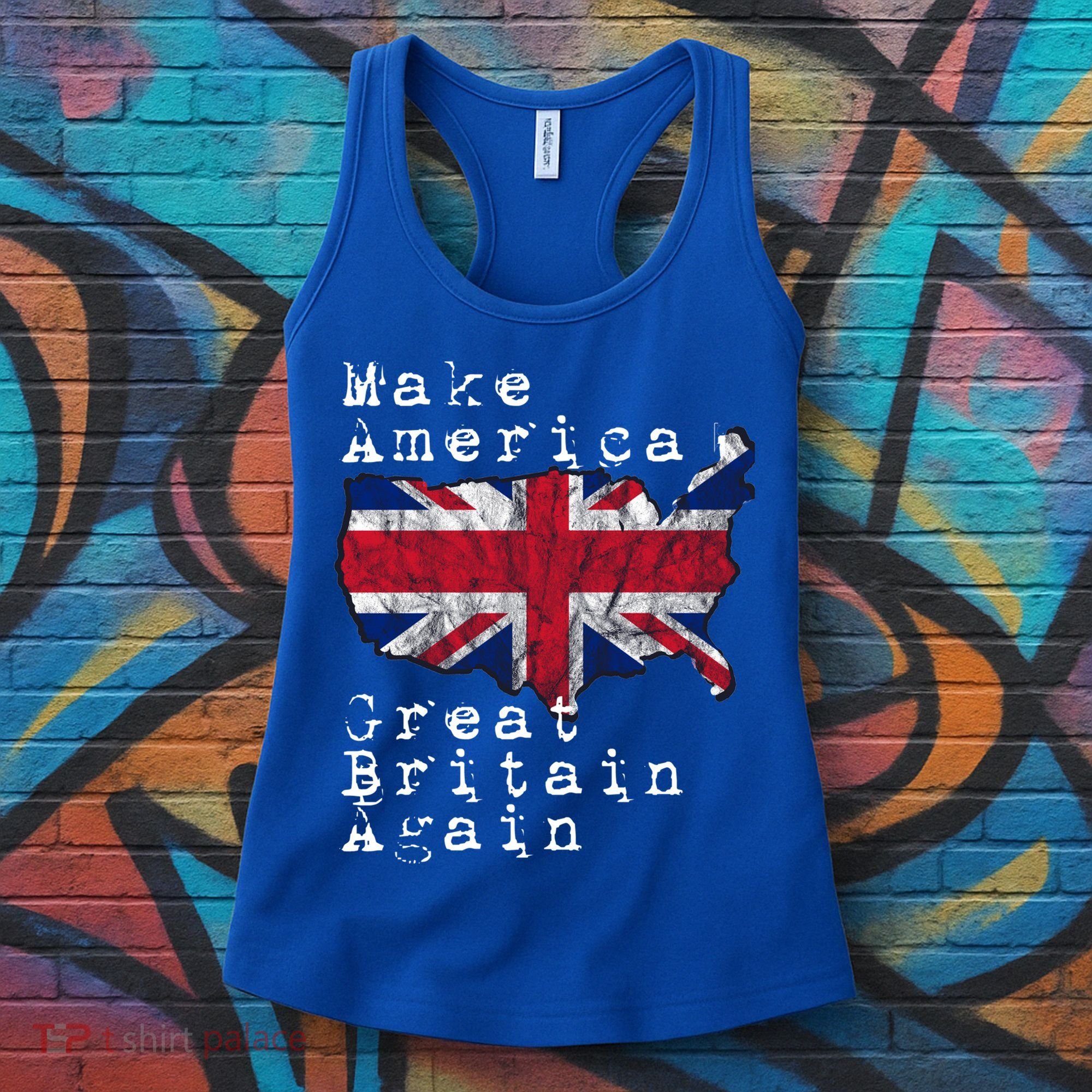 Make America Great Britain Again Funny Gift For Brits Gift Women's Tank Top