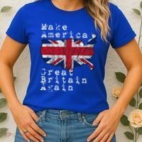 Make America Great Britain Again Funny Gift For Brits Gift Women's T-Shirt thumb 2