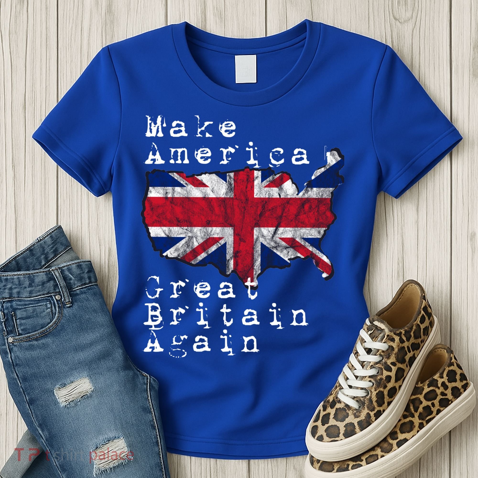 Make America Great Britain Again Funny Gift For Brits Gift Women's T-Shirt