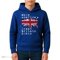 Make America Great Britain Again Funny Gift For Brits Gift Kids Hoodie thumb 4