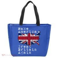 Make America Great Britain Again Funny Gift For Brits Gift Tote Bag thumb 0