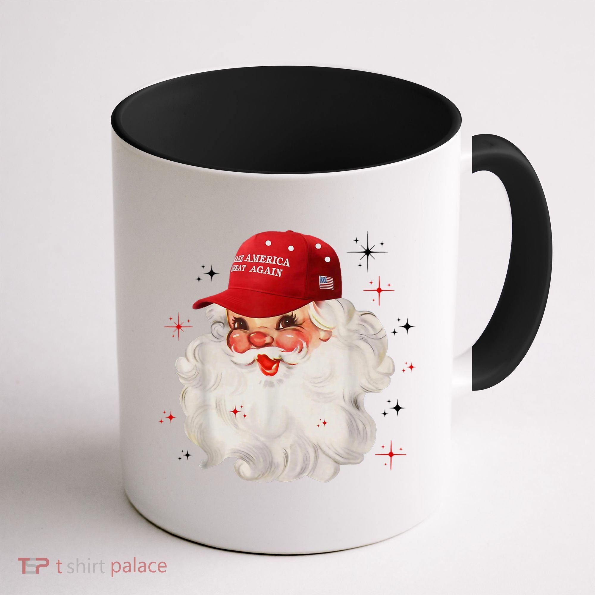 Make America Great Again Pro Trump Santa Christmas Coffee Mug