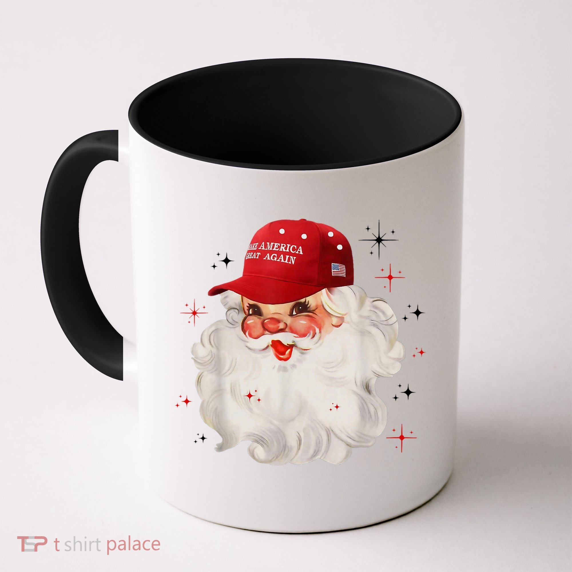 Make America Great Again Pro Trump Santa Christmas Coffee Mug