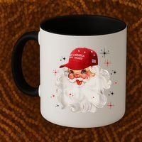 Make America Great Again Pro Trump Santa Christmas Coffee Mug thumb 2