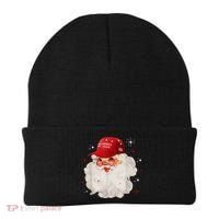 Make America Great Again Pro Trump Santa Christmas Beanie thumb 0