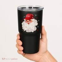 Make America Great Again Pro Trump Santa Christmas Tumbler thumb 2