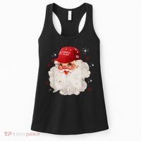 Make America Great Again Pro Trump Santa Christmas Women's Tank Top thumb 0