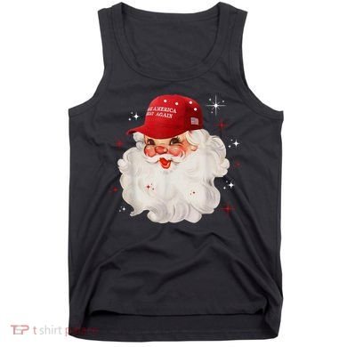 Make America Great Again Pro Trump Santa Christmas Tank Top