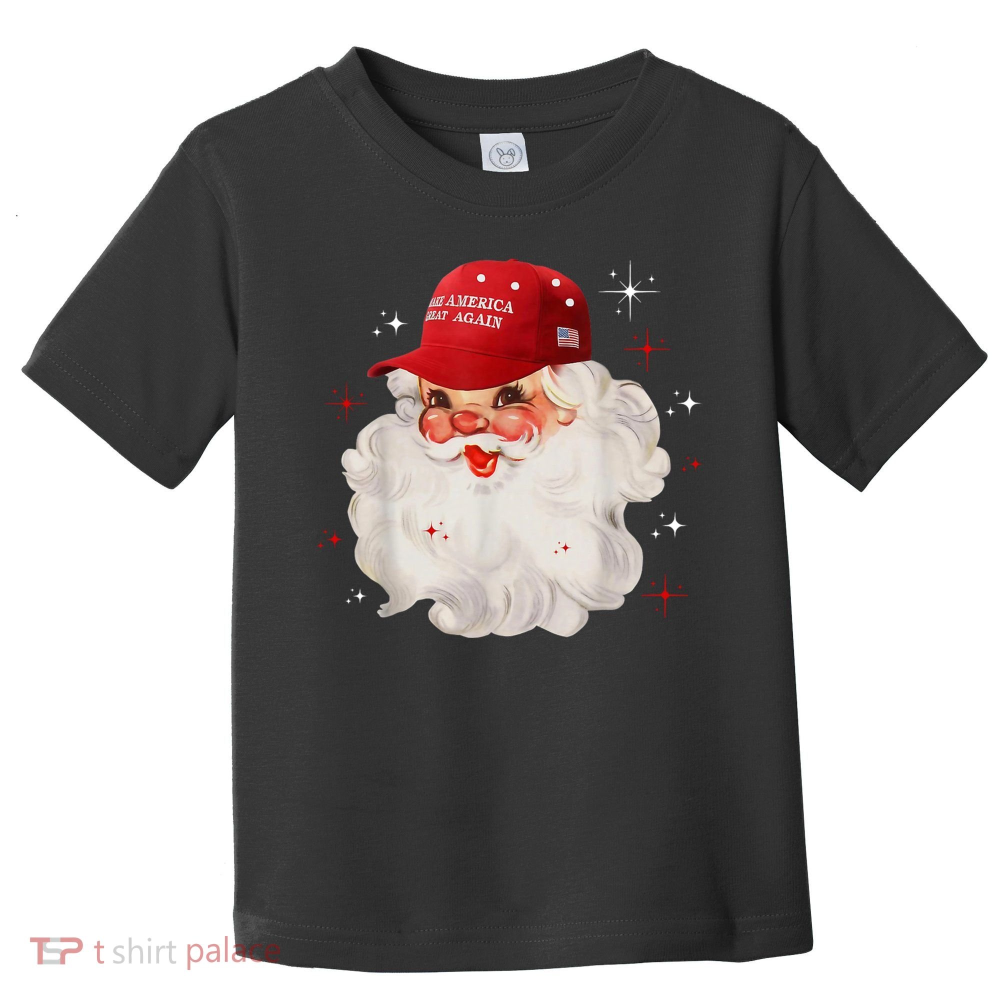 Make America Great Again Pro Trump Santa Christmas Toddler T-Shirt