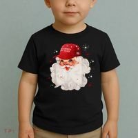 Make America Great Again Pro Trump Santa Christmas Toddler T-Shirt thumb 2