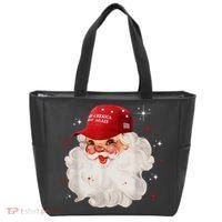 Make America Great Again Pro Trump Santa Christmas Tote Bag thumb 0