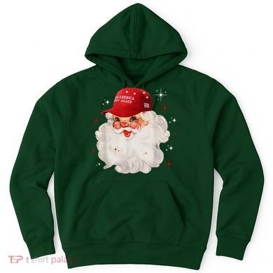 Make America Great Again Pro Trump Santa Christmas Hoodie