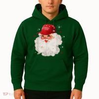 Make America Great Again Pro Trump Santa Christmas Hoodie thumb 2