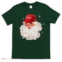 Make America Great Again Pro Trump Santa Christmas T-Shirt thumb 0