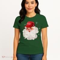 Make America Great Again Pro Trump Santa Christmas Women's T-Shirt thumb 4